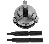 Chuck conectando la barra M14 * 1 adecuado for K01-50/63 k02-50 Mini torno Cnc Máquina de piezas banco chuck Taladrado Fresado(K01 50 Chuck)