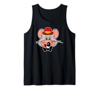 Chuck E. Cheese Big Face Vintage Chest Portrait Camiseta sin Mangas