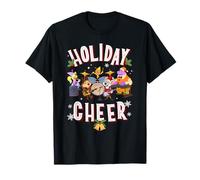 Chuck E. Cheese Christmas Holiday Cheer Group Shot Camiseta
