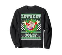 Chuck E. Cheese Christmas Let's Go Jolly Ugly Sweater Sudadera