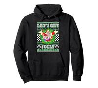Chuck E. Cheese Christmas Let's Go Jolly Ugly Sweater Sudadera con Capucha