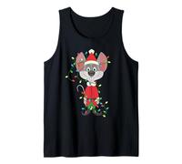 Chuck E. Cheese Christmas Light Decorations Tangle Camiseta sin Mangas