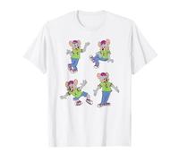 Chuck E. Cheese Multiple Chuck E. Poses Distressed Camiseta