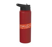 Chuck Logo Stainless Steel Insulated Water Bottle