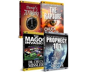 Chuck Missler Prophecy DVD Set Bundle: Daniel's 70 Weeks, Magog Invasion, The Rapture, and Prophecy 101