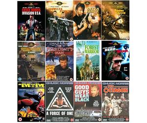 Chuck Norris Ultimate Complete DVD Movie Collection : Invasion USA / The Delta Force / Delta Force 2: The Columbian Connection / Missing In Action / Missing In Action 2 - The Beginning / The President's Man / Forest Warrior 1996 / Hero And The Terror / An Eye For An Eye / A Force of One / Good Guys Wear Black / The Octagon 1980 by Chuck Norris