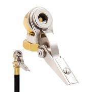 Chuck - Tire Inflator Tool for Cars Bikes Trucks | Heavy Duty Metal Chuck with Locking Lever, Compatible with Compressors and Pumps for Easy Tire Inflation Heavy Duty Metal 1.3x1.69 in