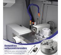 CHUCK Y CONECCIÓN DE CONECTIVA, ELECTRICA DEL ELECTRO | 3 Jaw Lathe Chuck Small Connecting Biel - Herramienta eléctrica de alta precisión Accesorio de abrazadera de extensión de egoísta para carpinter