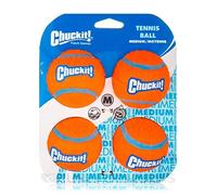 4 Chuckit Perro Tenis Bola Reboteadoras Duradero Goma Flotante Traer Toy Medio
