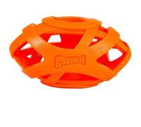 Chuckit Juguete Breathe Right Football, Pequeña Pelota De Rugby para Perseguir A Un Perro, Elastómero termoplástico, Multicolor, M - Approx. 65 cm x 45 cm x 15 cm