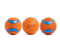 Chuckit Ultra Bola Medley 3 Pack Perros Medianos Resistente Duradero Goma Traer