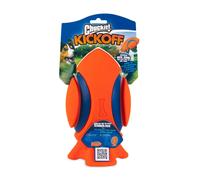 Chuckit! - Kickoff - Pelota de Rugby para perseguir para Perros - Zonas de mordida Que facilitan la Recogida - Caucho Resistente - Flota en la Superficie del Agua - Tamaño Unico