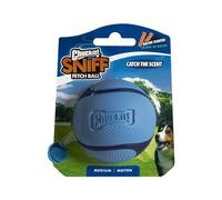 Chuckit! - Bacon Sniff Fetch Ball - Pelota de rastreo para Perros - Pelota con Aroma a Bacon - Pelota Robusta de núcleo Grueso - Tamaño Mediano - 6,5 cm de diámetro