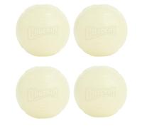 Chuckit! Pelotas rebotantes Que Brillan en la Oscuridad, Pelota para Perros, Juguete para Perros Chuckit, Bolas de Brillo máximo, Medianas, 2.5 Pulgadas, Paquete de 4