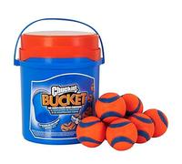 Chuckit! Ultra Ball - Juguete para Perros con Cubo de Limpieza Juguetes para Mascotas Bouncy Fetch para Perros de 20 a 60 Libras - Flota en el Agua - Goma Duradera - Tamaño Mediano - 2.5