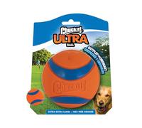 Chuckit! Ultra Ball XXL | 1 Unidad | ø 10 cm | Juguete para Perros | Diseñado Especialmente para el Juego de búsqueda | Hecho de Goma Duradera | Flota en el Agua