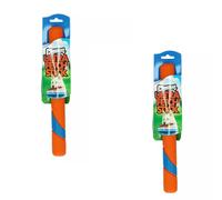 ChuckIt! Ultra Fetch Stick 27 cm | Paquete Doble | 2 x 1 unidad | Juguete para perros | De caucho natural resistente | Alternativa a los palos de madera | Para juegos de lanzar y recoger