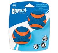 Chuckit! Ultra Squeaker Ball - Juguete Duradero para Perros de Alto Rebote, tamaño Mediano, Paquete de 2 - 3 Unidades
