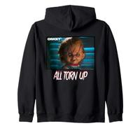 Chucky All Torn Up Creepy Smile Sudadera con Capucha