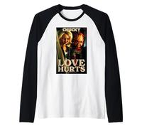 Chucky and Tiff Love Hurts Camiseta Manga Raglan