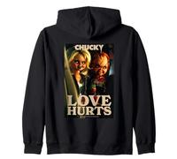Chucky and Tiff Love Hurts Sudadera con Capucha
