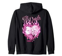 Chucky and Tiffany Till Death Flaming Heart Sudadera con Capucha