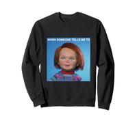 Chucky Calm Down Meme Front and Back Sudadera