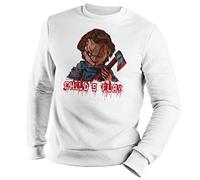 Chucky Child'S Play Sudadera Blanco Unisex Size XL