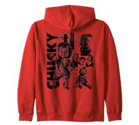 Chucky Collage of Chaos Sudadera con Capucha