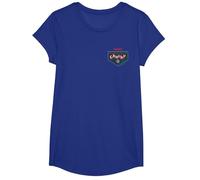 Chucky Good Guys Overalls Pocket Hit Camiseta, Niñas, Azul Real, XS