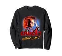Chucky Halloween Design Quiero Jugar Sudadera