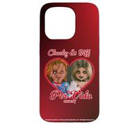 Chucky & Tiff por Vida Heart Carcasa para iPhone 15 Pro