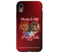 Chucky & Tiff por Vida Heart Carcasa para iPhone XR