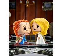 Funko Spirit Halloween Bride of Chucky Chucky and Tiffany Movie Moment POP! | Producto oficial | Edición limitada | Coleccionable de terror