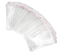 Chudian 400pcs Bolsas de Celofán Transparentes Plastico (8x 16cm) Bolsas de Celofan Autoadhesivas Bolsas Plastico OPP con Adhesivo para Regalos Caramelo, Galletas de Boda, Chocolates, Bocadillos