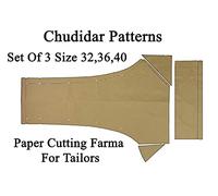 Chudidar Paper Cutting Patterns Set of 3 Size 32,36,40 Specially Design By Dileep Tailors And Boutique