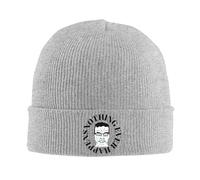 Chudjak Chud Meme Nunca Pasa Nada Sombrero Tejido Mujeres Hombres Skullies Gorros Moda Otoño Invierno Gorros Acrílico Gracioso Cálido