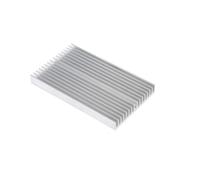 ChuFort Disipador de calor de aluminio extruido for enfriador de chip CI LED de alta potencia, envío directo(Silver)