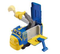 Chuggington EU890102 Pop Brewster | Juguete de transformación Sorpresa 2 en 1 | Ruedas giratorias Libres | Escala de 5 Pulgadas | A Partir de 3 años, Azul y Amarillo