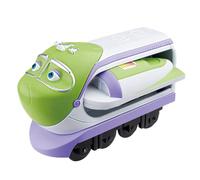 Chuggington Pop Koko | Juguetes de Tren de transformación Sorpresa para niños de más de 3 años | Ruedas giratorias Libres | Escala de 5 Pulgadas | Morado y Verde