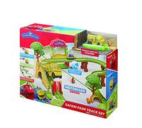 Chuggington Safari Park Track Set | Serie motorizada | Exclusivo Tren Mtambo Touch & Go Incluido | Juguetes para niños de más de 3 años, Multicolor