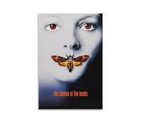 CHUHUAN Póster de película American Crimen Drama Films El silencio de los corderos, póster de arte de pared, impresiones en lienzo, obras de arte de 20 x 30 pulgadas (50 x 75 cm)