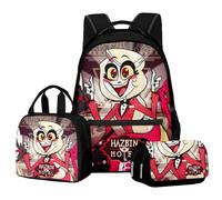 Chukamalilayi azbin - Juego de mochila de hotel de 3 piezas, mochila Amime individual, bolsa de almuerzo, estuche para lápices, suministros de regreso a clases, mochila casual, bolsa de viaje, tipo12,