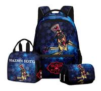 Chukamalilayi azbin - Juego de mochila de hotel de 3 piezas, mochila Amime individual, bolsa de almuerzo, estuche para lápices, suministros de regreso a clases, mochila casual, bolsa de viaje, tipo 2,