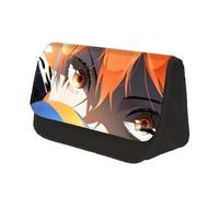 Chukamalilayi Haikyu - Estuche para lápices, diseño de ojos de roles de anime, bolsa de papelería de gran capacidad, con cremallera, organizador para estudiantes de vuelta a la escuela, Tipo 1,