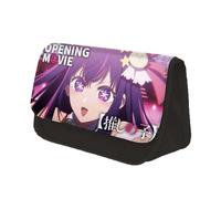 Chukamalilayi Oshi No Ko - Estuche para lápices, diseño de dibujos animados, Hoshino Ai Hoshino Rubi, anime, cosplay, estuche organizador de artículos de papelería, estuche para estudiantes, niñas y