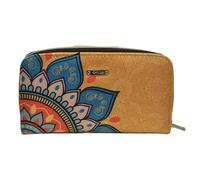 CHULA Tulum Billetera Grande para Mujer Colette Mandala Dorada - Inspiración Bohemia y Moda Sostenible