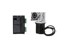 CHULKJFX Controlador de Motor Paso a Engranaje helicoidal Alto par 57 Motor a 1.8N Juego Reductor Reductor 030 Relación Velocidad 1:5/7.5/10/15/20/30/40/50/60/80 con Controlador DM542(Ratio20)