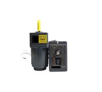 CHULKJFX Motor asíncrono de Engranajes CA 6 W 220 V con regulador Velocidad 2IK6RGN-C monofásico Alto par Ajustable(0-7.5RPM)