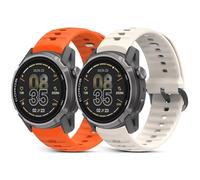 CHULN 2 Piezas Correas de Silicona Compatible con Coros Apex 4 42mm/Pace 4/Pace 3/Pace Pro/Apex 2 Pro/Apex Pro/Apex 42mm/Apex 46mm, Ajustable Accesorio de Reloj de Repuesto para Smartwatch.